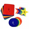 9 Inch Vinyl Spot Markers for Training Agility and Drills, Set of 18